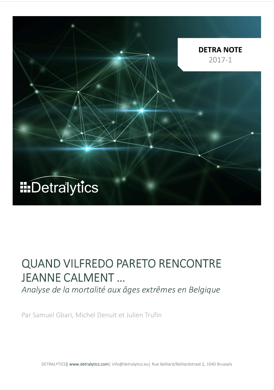 Quand Vilfredo pareto rencontre jeanne calment- Detralytics