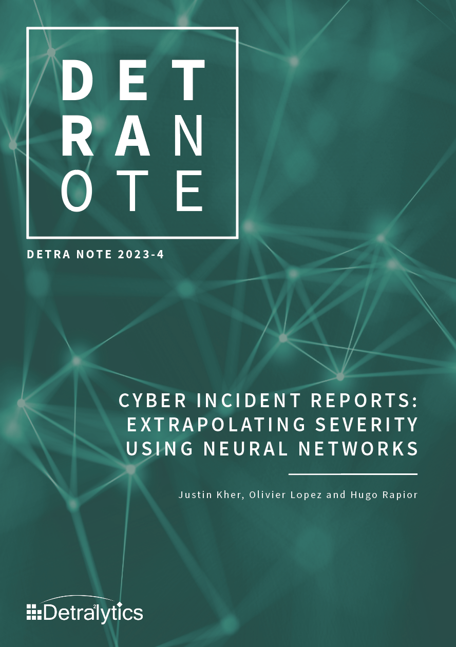 Cyber incident reports: extrapolating severity using neural networks