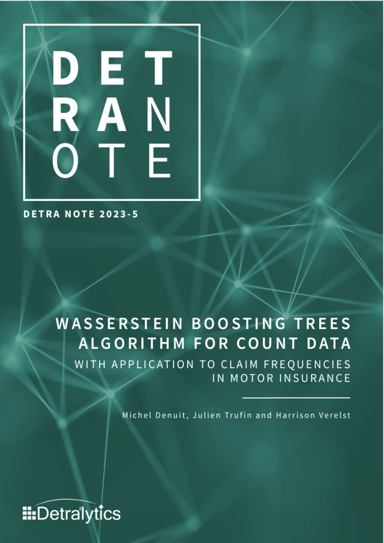 Wasserstein boosting trees algorithm for count data - Detralytics